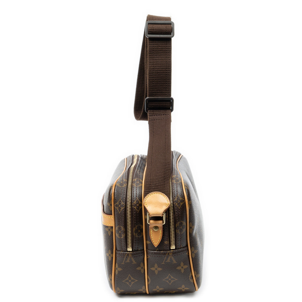 Shoulder Bag Reporter PM Brown Monogram Canvas