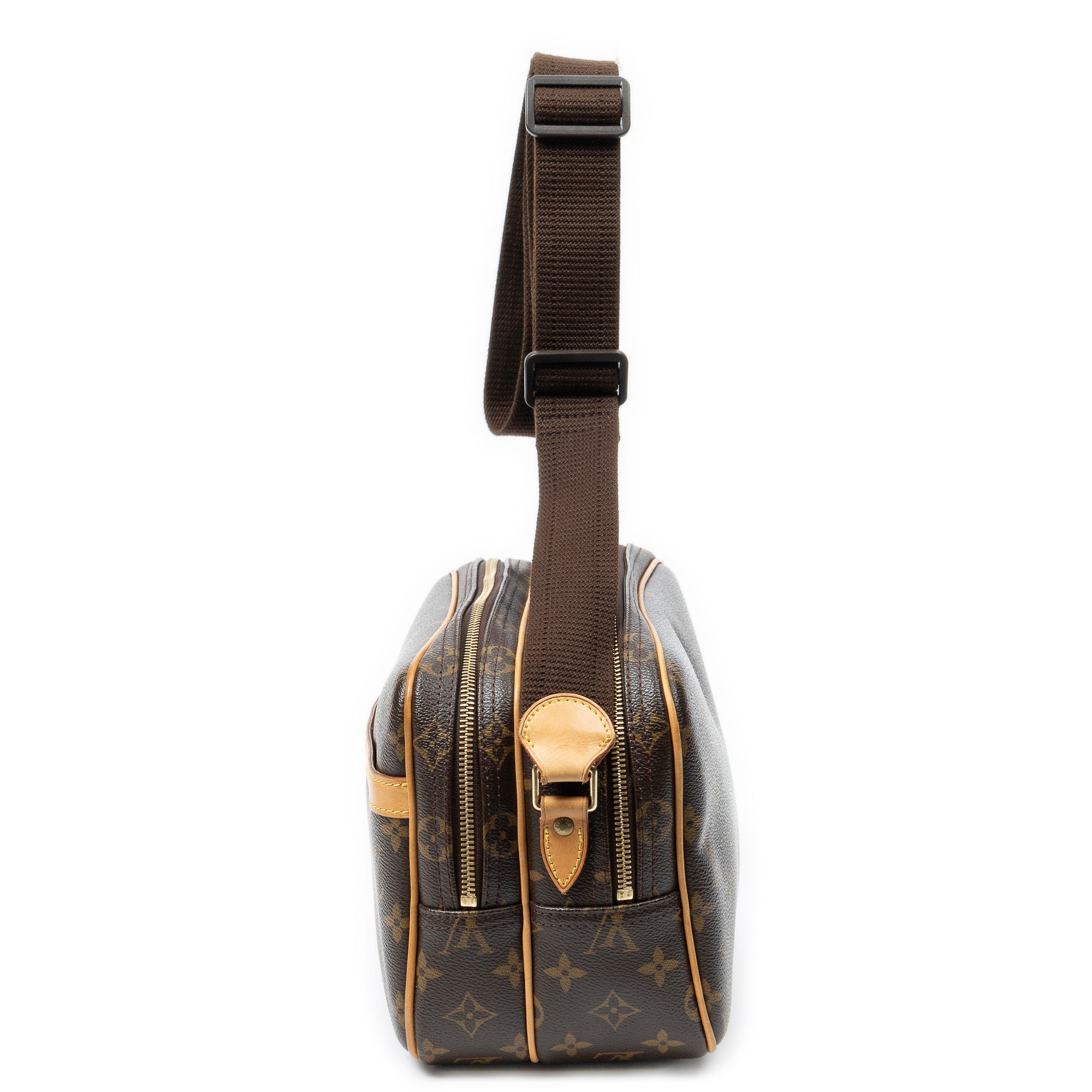 Shoulder Bag Reporter PM Brown Monogram Canvas