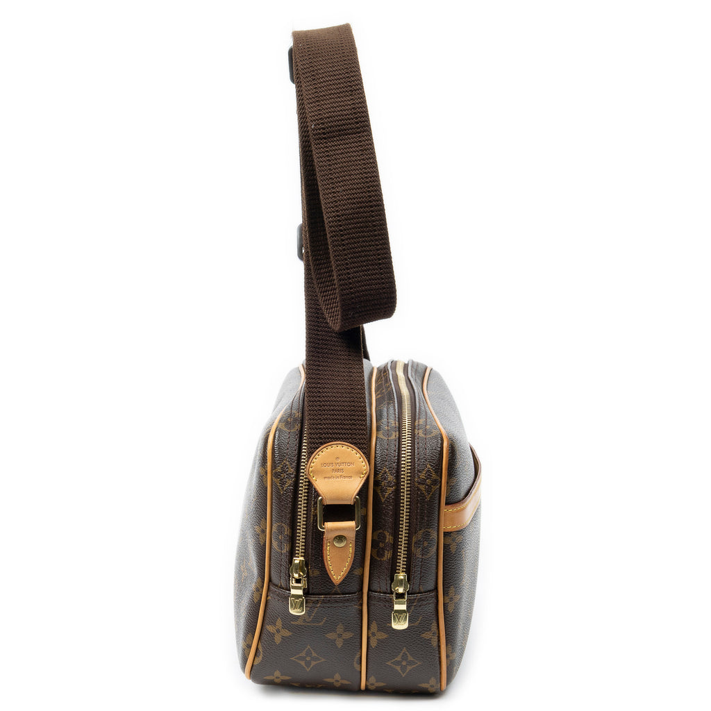 Shoulder Bag Reporter PM Brown Monogram Canvas