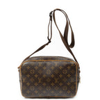 Shoulder Bag Reporter PM Brown Monogram Canvas