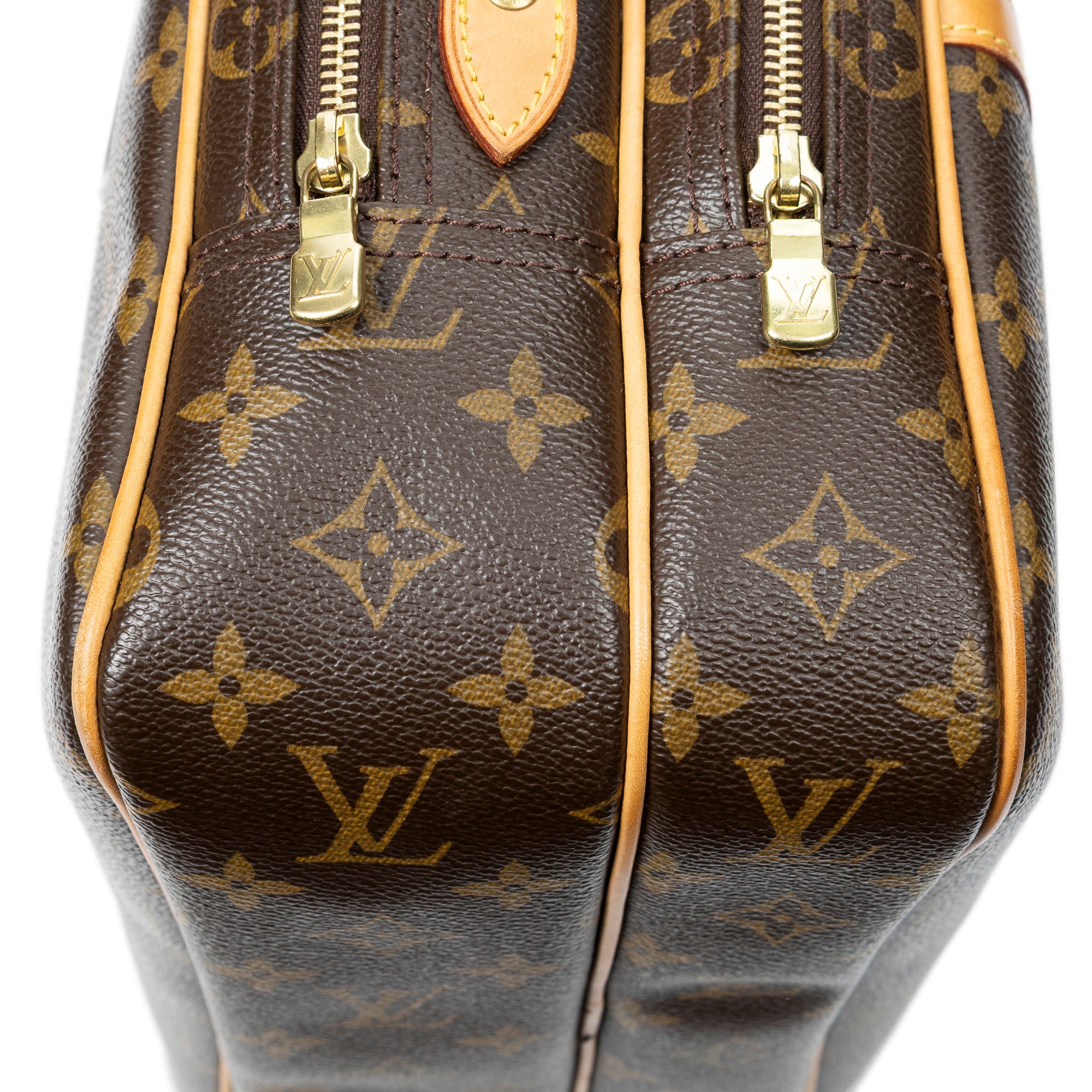 Shoulder Bag Reporter PM Brown Monogram Canvas