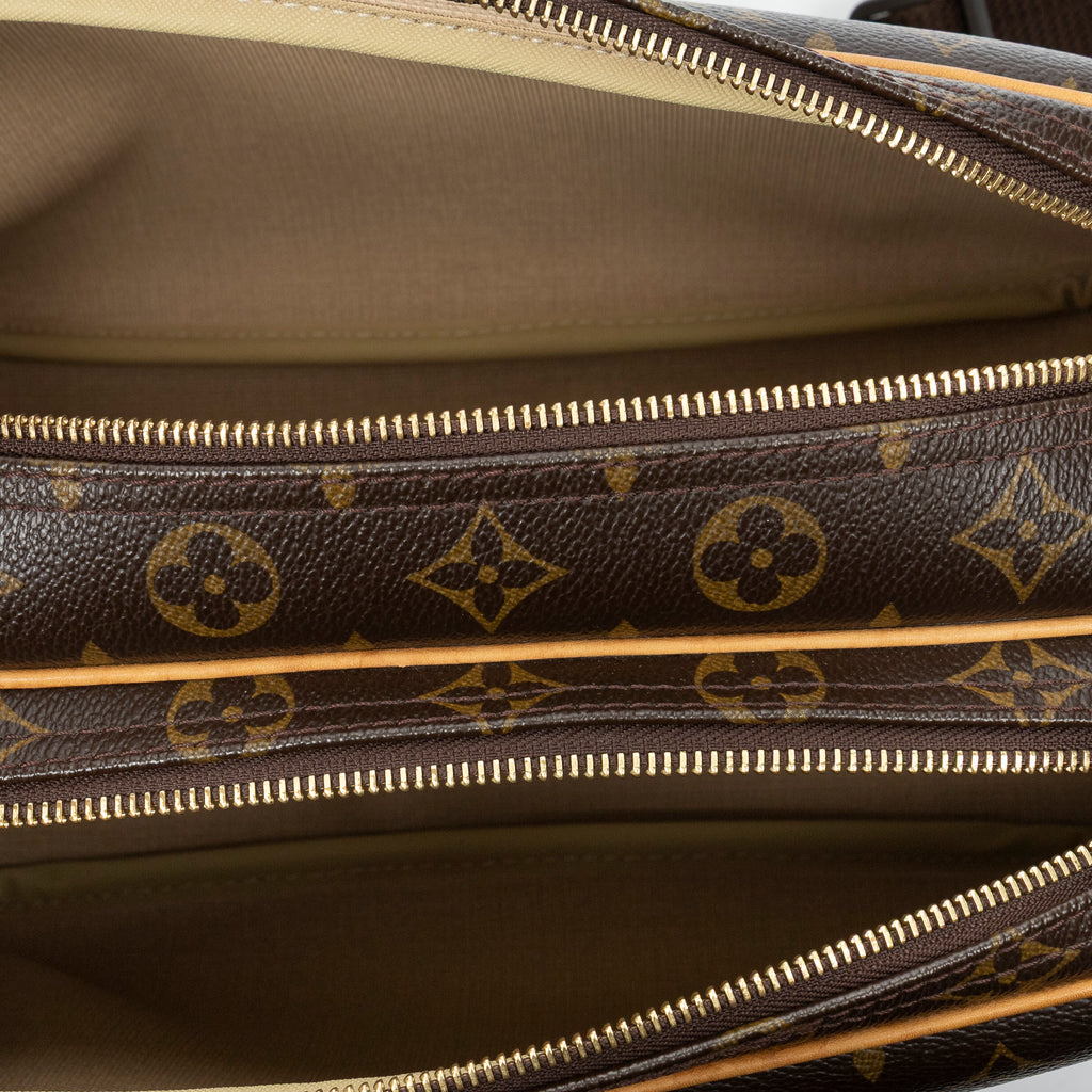 Shoulder Bag Reporter PM Brown Monogram Canvas