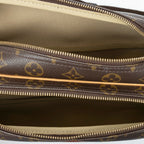 Sac Reporter PM en toile Monogram marron