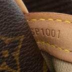 Sac Reporter PM en toile Monogram marron