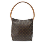 Sac bandoulière Looping GM Toile Monogram marron