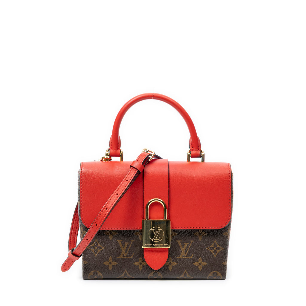 Shoulder Bag Locky BB Red Monogram Canvas