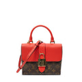 Shoulder Bag Locky BB Red Monogram Canvas