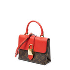 Shoulder Bag Locky BB Red Monogram Canvas