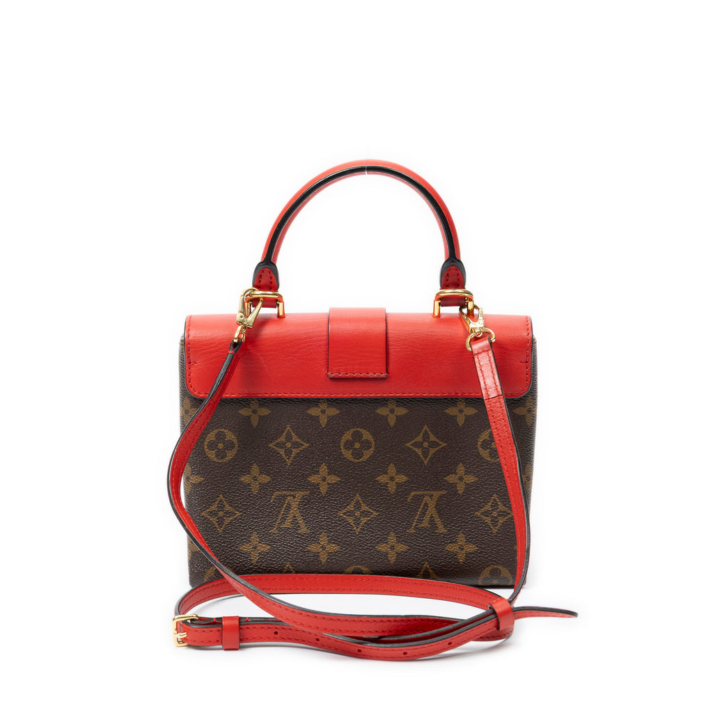 Shoulder Bag Locky BB Red Monogram Canvas