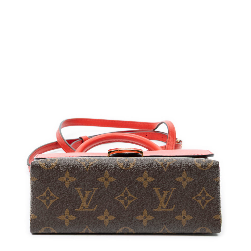 Shoulder Bag Locky BB Red Monogram Canvas