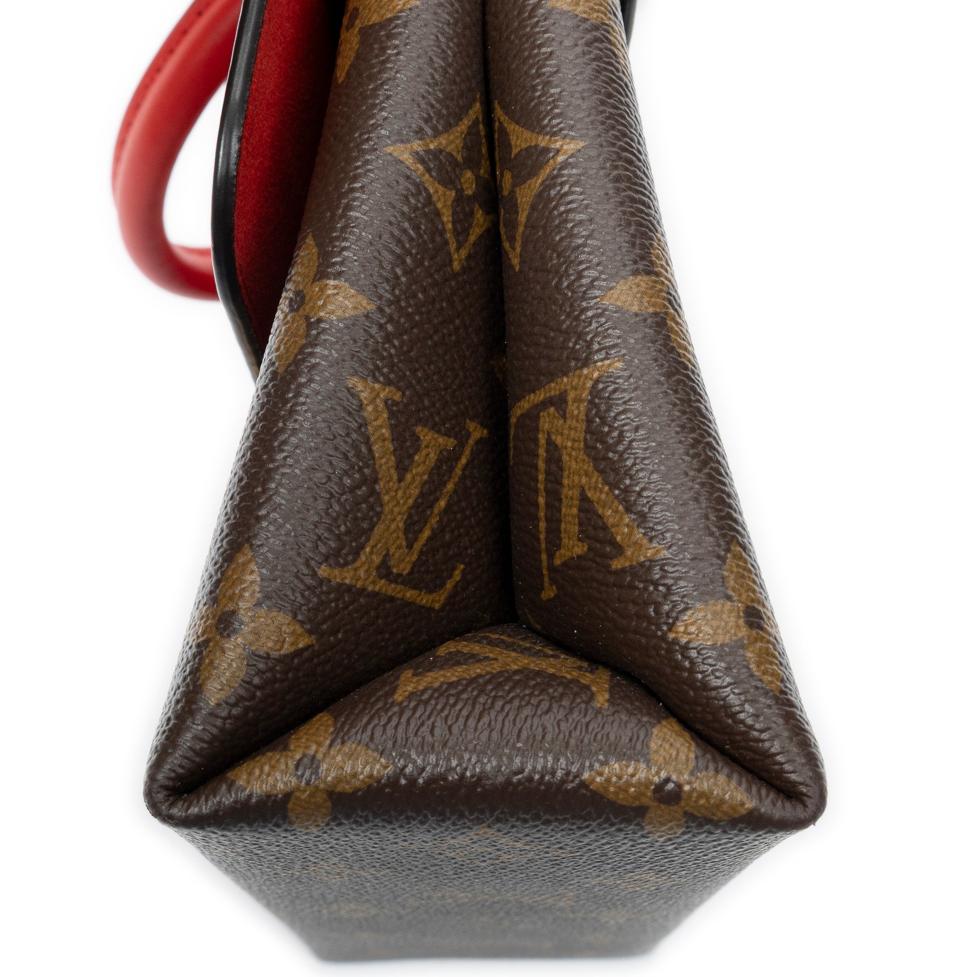 Shoulder Bag Locky BB Red Monogram Canvas