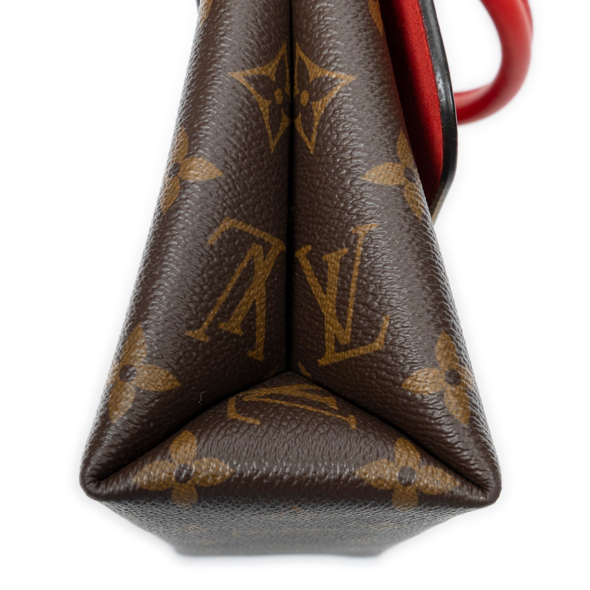Shoulder Bag Locky BB Red Monogram Canvas