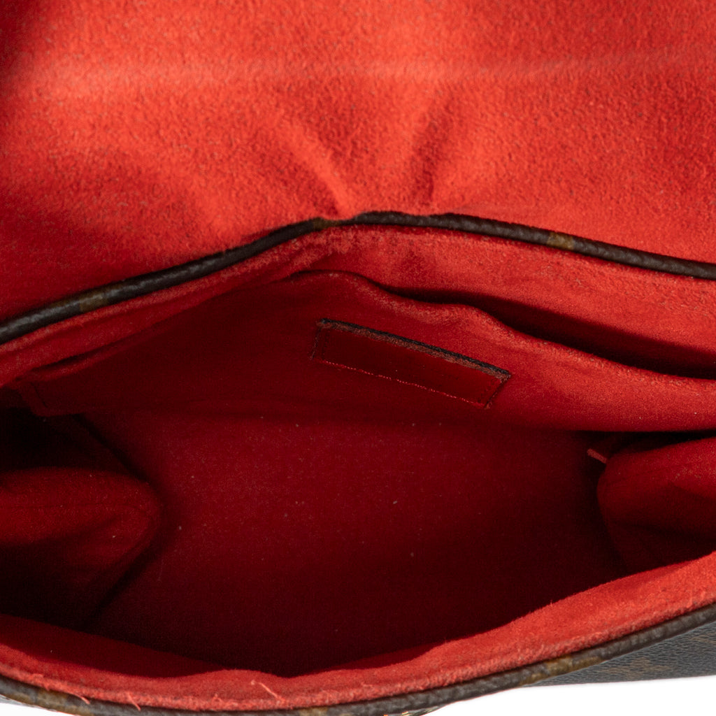 Shoulder Bag Locky BB Red Monogram Canvas