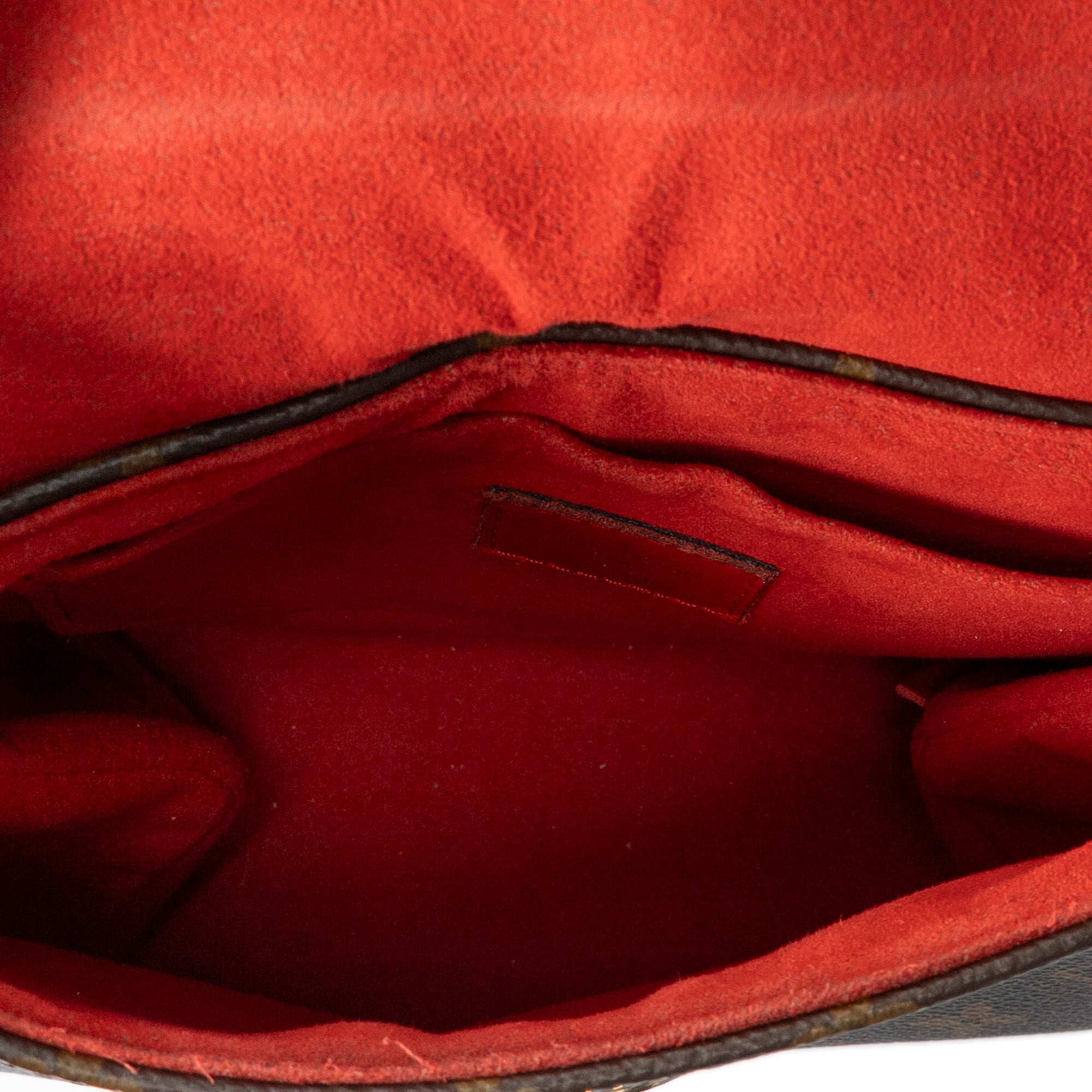 Shoulder Bag Locky BB Red Monogram Canvas
