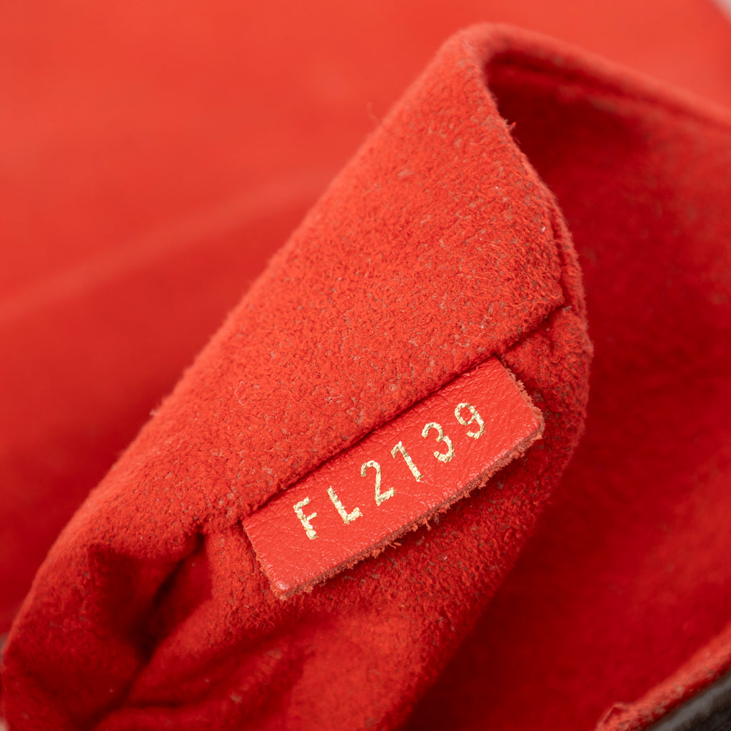 Shoulder Bag Locky BB Red Monogram Canvas