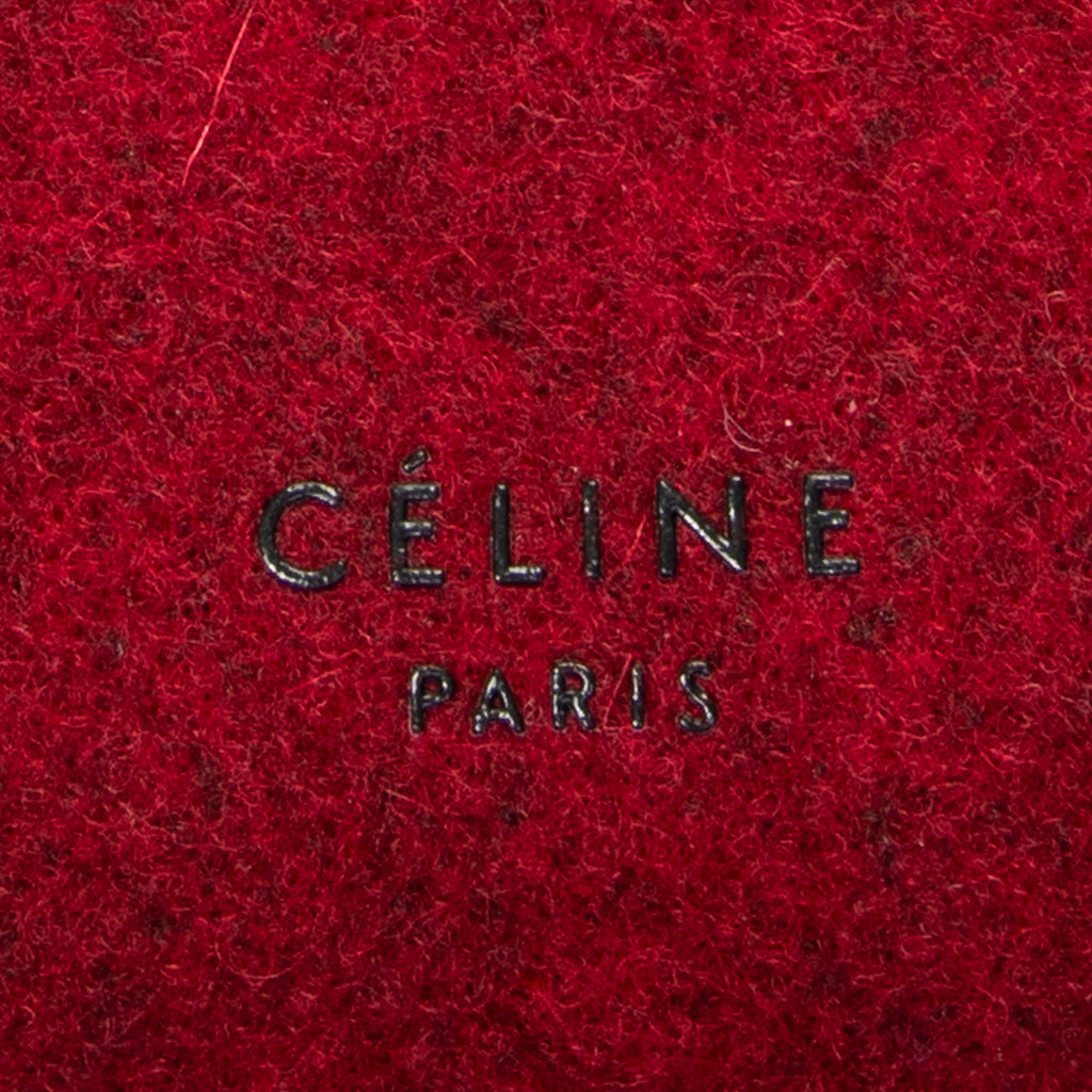 Shoulder Bag Mini Belt Bag Red Wool Canvas
