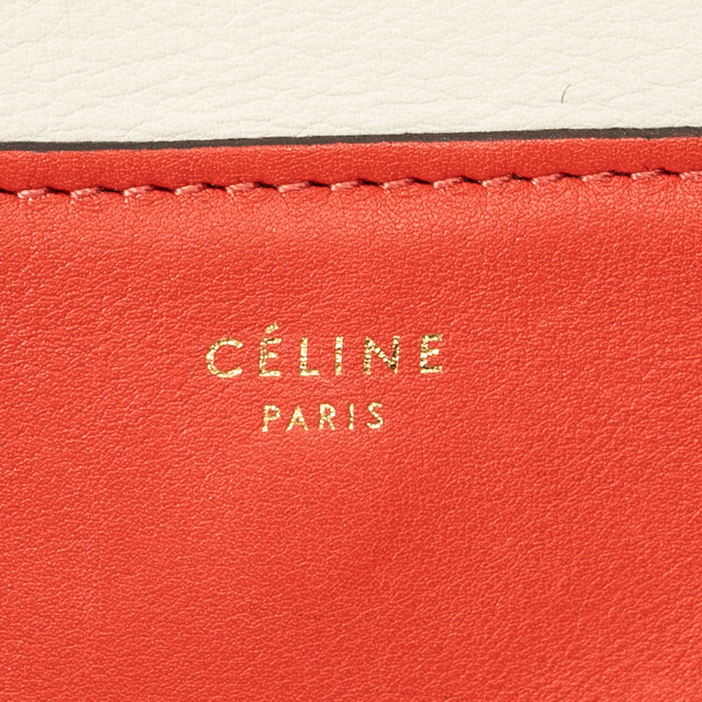 Shoulder Bag Medium Frame Crossbody Red Calfskin Leather
