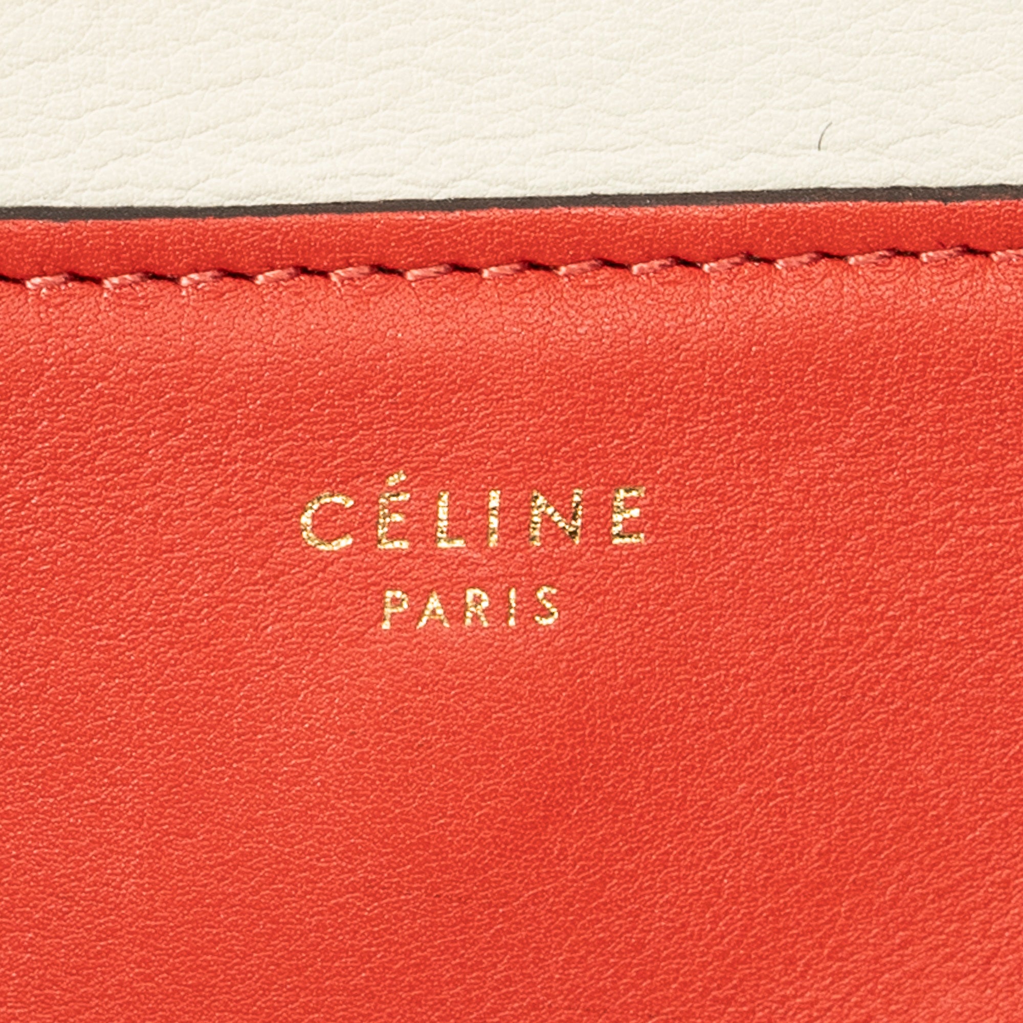 Shoulder Bag Medium Frame Crossbody Red Calfskin Leather