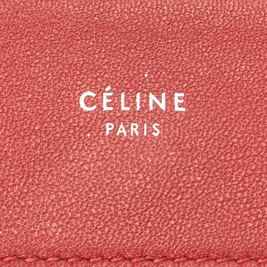 Shoulder Bag Frame Evening Clutch Red Calfskin Leather