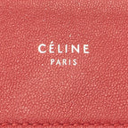 Shoulder Bag Frame Evening Clutch Red Calfskin Leather