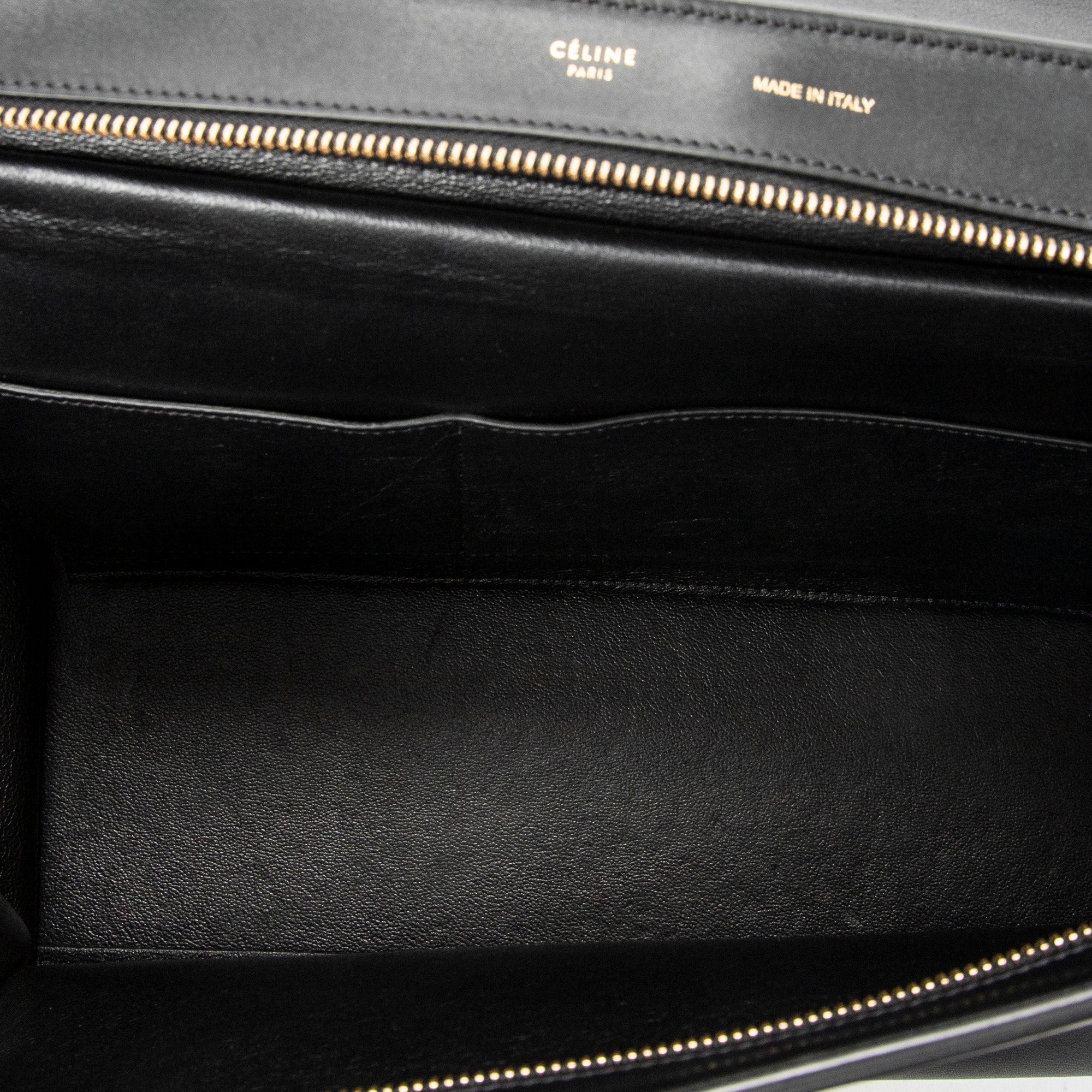 Shoulder Bag Medium Trapeze Red Calfskin Leather