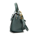Shoulder Bag Micro Belt Bag Green Grained Calfskin Leather