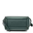 Shoulder Bag Micro Belt Bag Green Grained Calfskin Leather