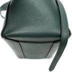 Shoulder Bag Micro Belt Bag Green Grained Calfskin Leather
