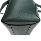 Shoulder Bag Micro Belt Bag Green Grained Calfskin Leather