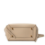 Shoulder Bag Mini Belt Bag Beige Calfskin Leather