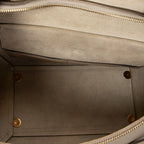 Shoulder Bag Mini Belt Bag Beige Calfskin Leather