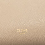 Shoulder Bag Mini Belt Bag Beige Calfskin Leather