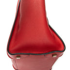 Handbag Mini Luggage Red Calfskin Leather