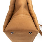 Shoulder Bag Lady Pearly Shopping Tote Tan Quilted Matte Caviar Leather