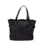 Shoulder Bag Large New Travel Line Tote Black Travel Line Nylon Canvas
