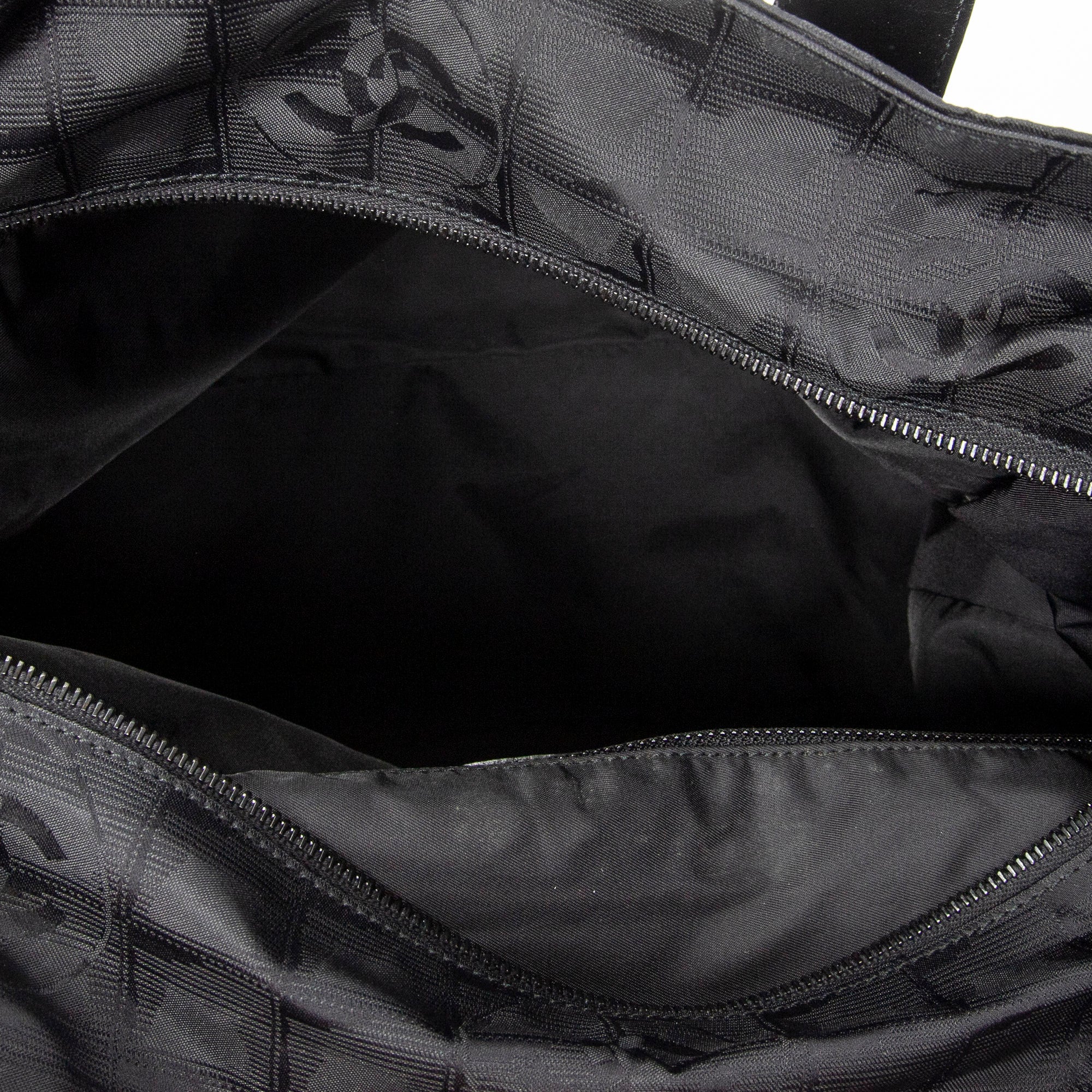 Shoulder Bag Large New Travel Line Tote Black Travel Line Nylon Canvas