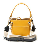 Shoulder Bag Mini Roy Bucket Light Orange Calfskin Leather