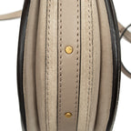 Shoulder Bag Small Pixie Crossbody Grey Grained Calfskin Leather