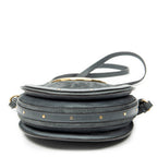 Shoulder Bag Small Pixie Crossbody Green Suede Leather