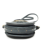 Shoulder Bag Small Pixie Crossbody Green Suede Leather