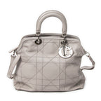 Shoulder Bag Granville Tote Lavender Cannage Quilted Leather