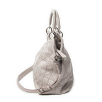 Shoulder Bag Granville Tote Lavender Cannage Quilted Leather