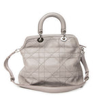 Shoulder Bag Granville Tote Lavender Cannage Quilted Leather