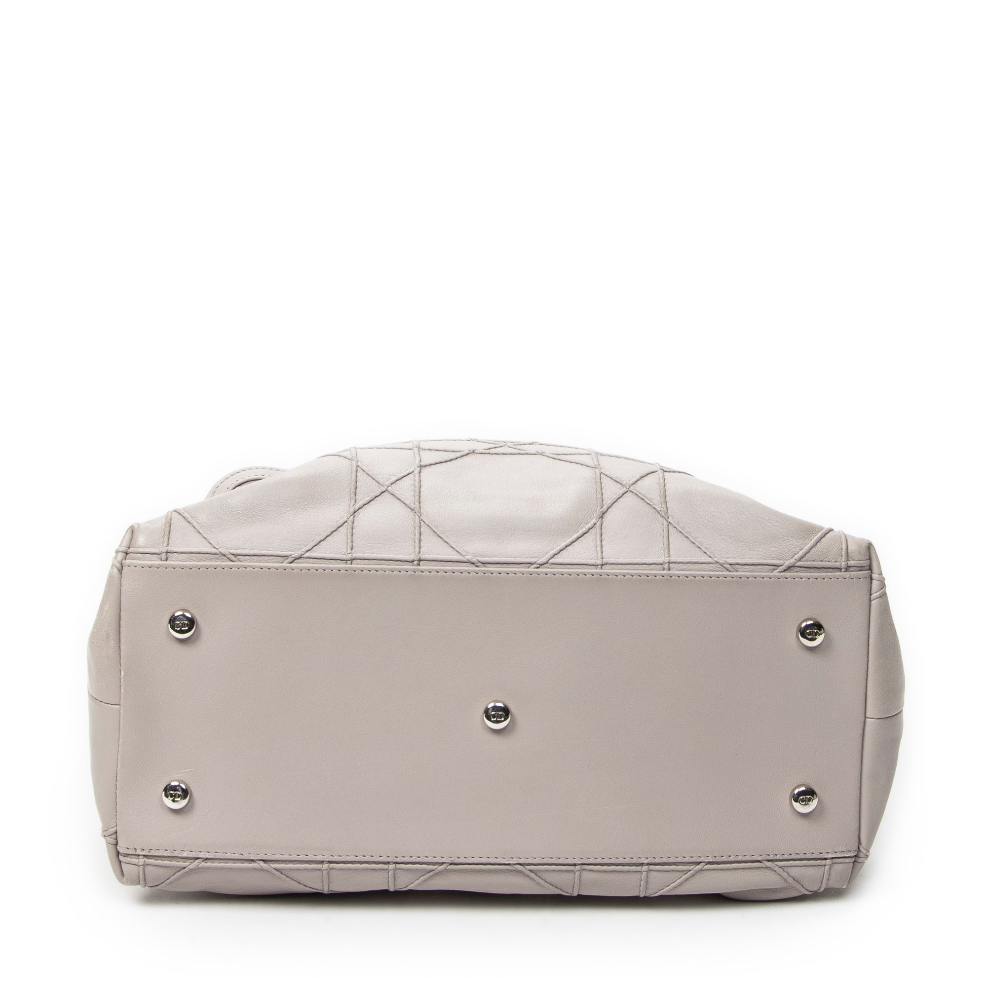 Shoulder Bag Granville Tote Lavender Cannage Quilted Leather