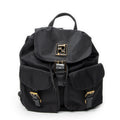 Backpack FF Logo Backpack Black Nylon Canvas