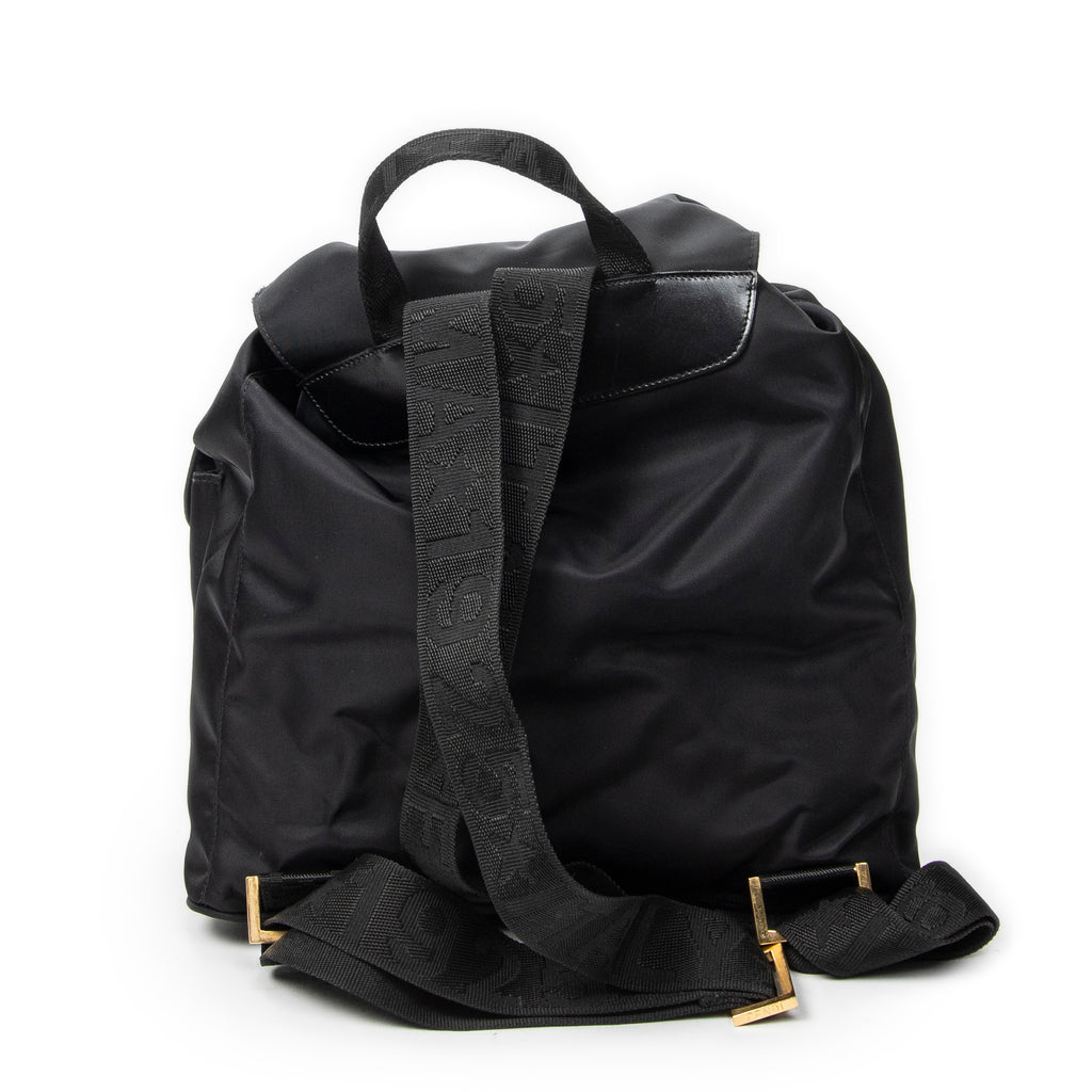 Backpack FF Logo Backpack Black Nylon Canvas