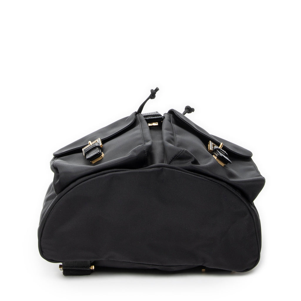 Backpack FF Logo Backpack Black Nylon Canvas