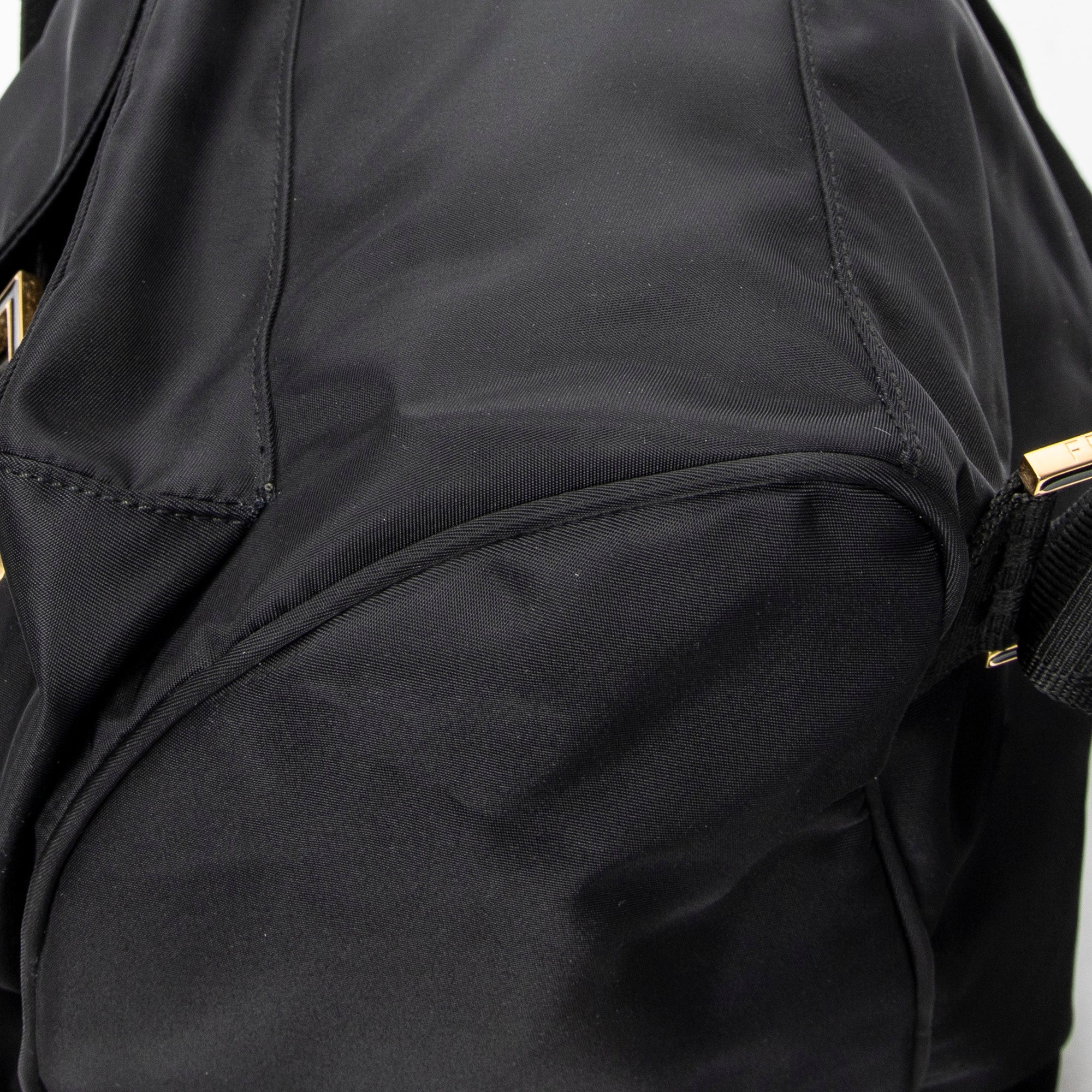 Backpack FF Logo Backpack Black Nylon Canvas