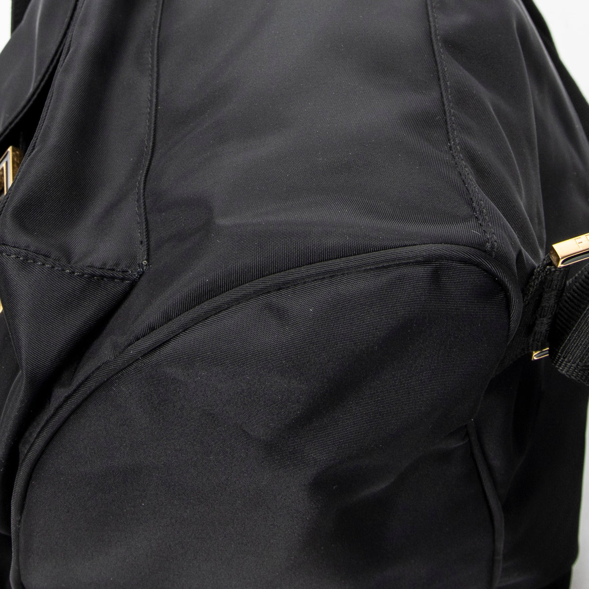 Backpack FF Logo Backpack Black Nylon Canvas