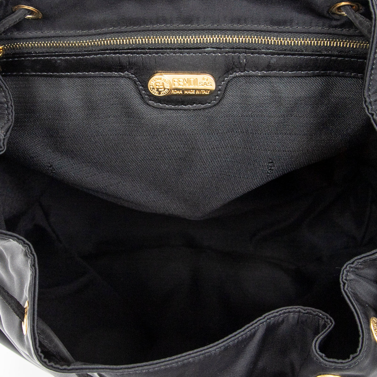 Backpack FF Logo Backpack Black Nylon Canvas